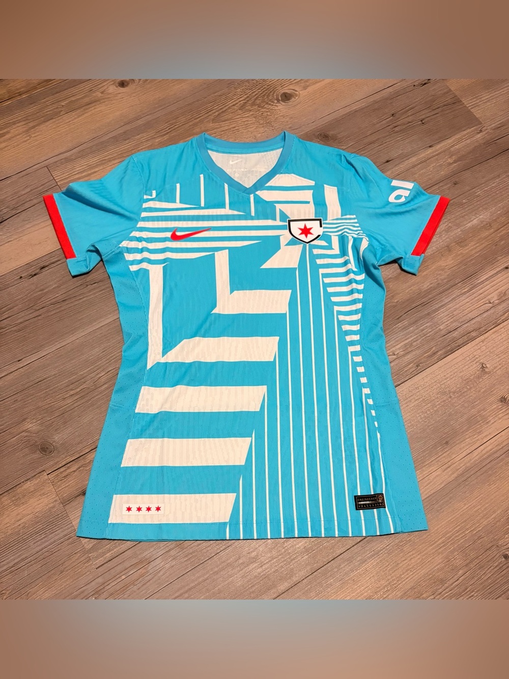 Nike Chicago Red Stars soccer stadium jersey small teal new without tags
